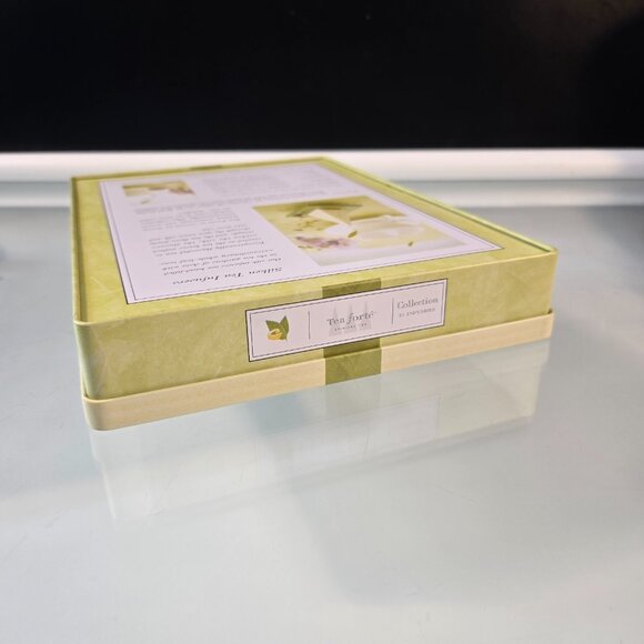 Tea Forte Empty Tea Tin 11" x 8" x 1.5" - Picture 4 of 7